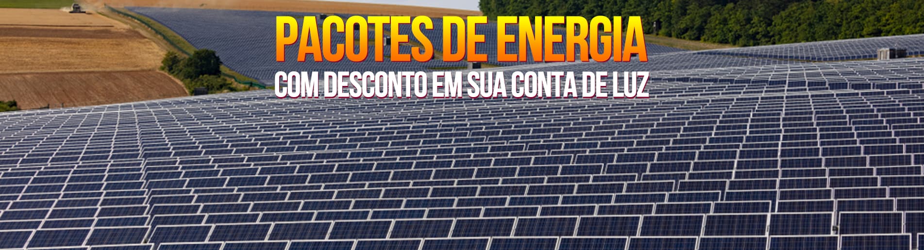 Pacotes de energia solar